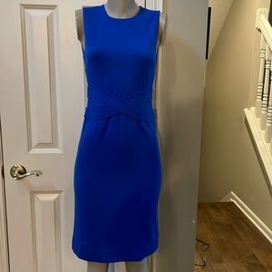 DVF Diane Von Furstenberg Cobalt detail waist Dress, size 4